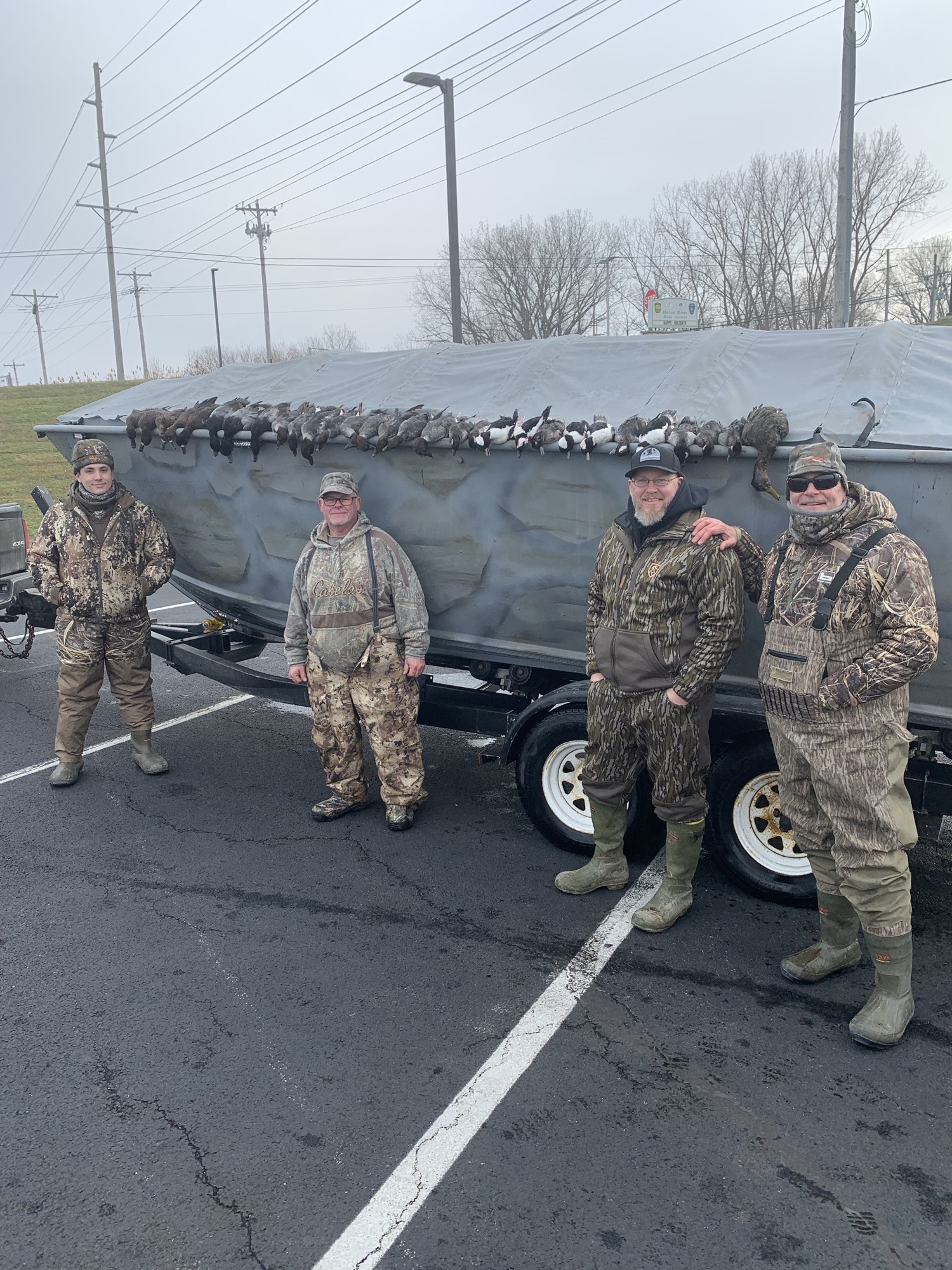 Clients after the hunt